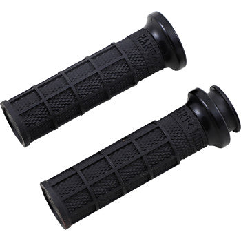 ODI Indian Hart-Luck Signature V-Twin Lock-On™ Grips Black/Black