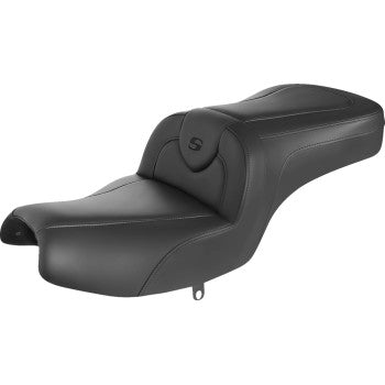 Saddlemen RoadSofa™ Seat - without Backrest - Black w/ Black Stitching - Challenger '20-'22