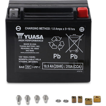 YTX20HL High Performance AGM Maintenance-Free Battery